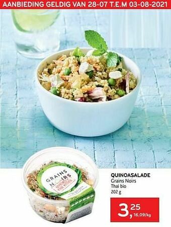 Quinoasalade grains noirs