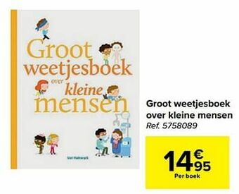 Carrefour Groot weetjesboek over kleine mensen aanbieding