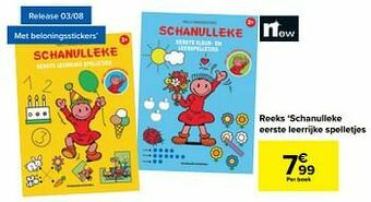 Carrefour Reeks ‘schanulleke eerste leerrijke spelletjes aanbieding