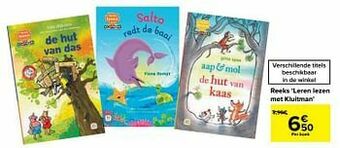 Carrefour Reeks leren lezen met kluitman aanbieding