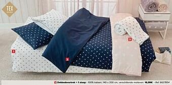 Carrefour Dekbedovertrek + 1 sloop aanbieding