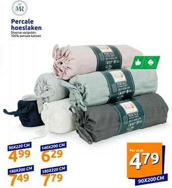 Percale hoeslaken