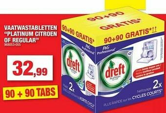 Vaatwastabletten platinum citroen of regular