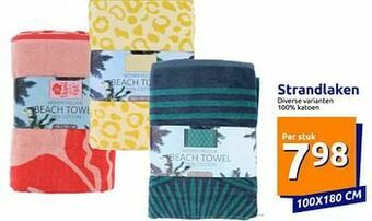 Action Strandlaken aanbieding
