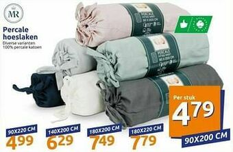Action Percale hoeslaken aanbieding