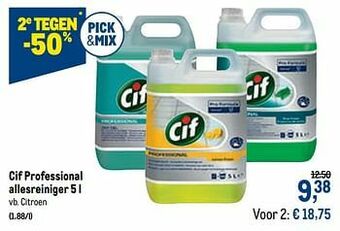 Cif professional allesreiniger citroen