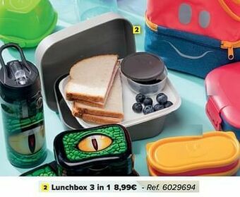 Carrefour Lunchbox 3 in 1 aanbieding
