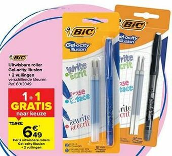 Uitwisbare roller gel-ocity illusion + 2 vullingen