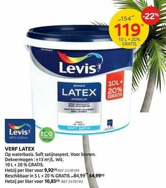 Brico Verf latex aanbieding