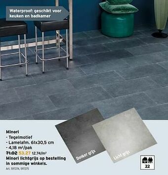 GAMMA Zelfklevende vinylvloeren minori aanbieding