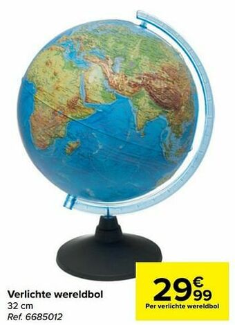 Verlichte wereldbol