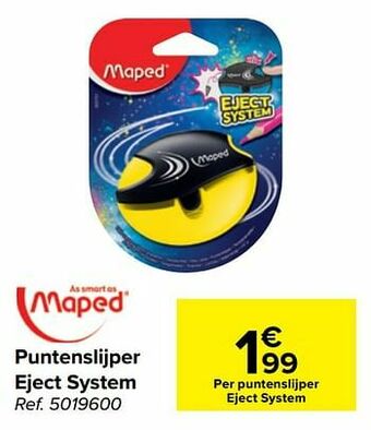 Puntenslijper eject system