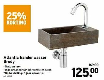 Atlantic handenwasser brody