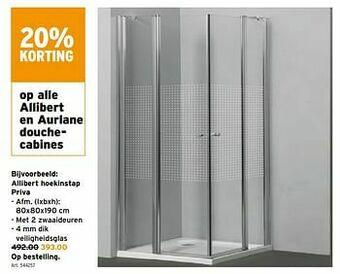 GAMMA Allibert hoekinstap priva aanbieding