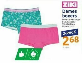 Action Dames boxers aanbieding