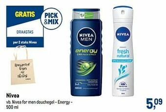 Nivea for men douchegel - energy