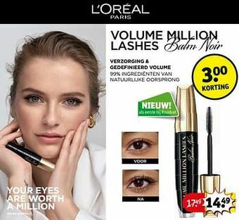Kruidvat Verzorging + gedefinieerd volume aanbieding