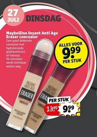 Maybelline insant anti age eraser concealer