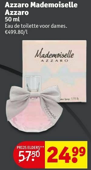 Kruidvat Azzaro mademoiselle azzaro edt aanbieding