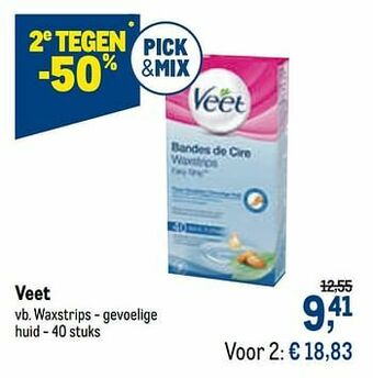 Veet waxstrips - gevoelige huid