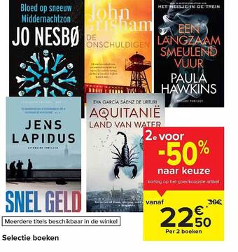 Carrefour Boeken aanbieding