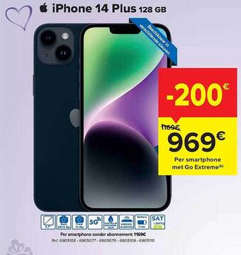 Carrefour Iphone 14 plus 128 gb aanbieding