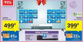 Carrefour Tcl ledtv aanbieding