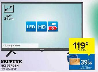 Carrefour Neufunk ledtv aanbieding