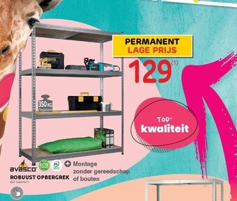 Brico Robuust opbergrek aanbieding