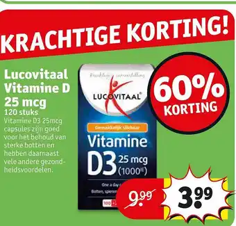 Kruidvat Lucovitaal vitamine d aanbieding