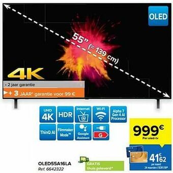 Carrefour Lg oled55a16la aanbieding