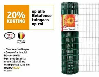 Pantanet essential groen