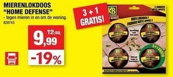 Hubo Mierenlokdoos home defense aanbieding