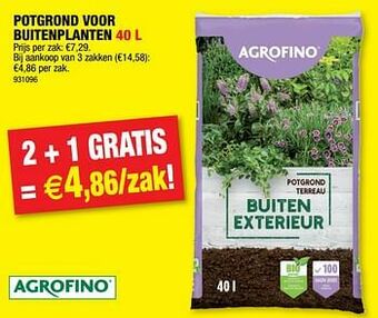 Hubo Potgrond voor buitenplanten aanbieding