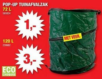 Hubo Pop-up tuinafvalzak aanbieding