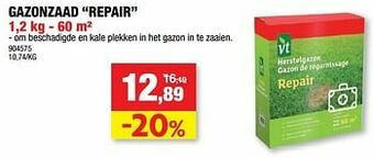 Hubo Gazonzaad repair aanbieding