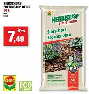 Hubo Sierschors herbistop deco aanbieding