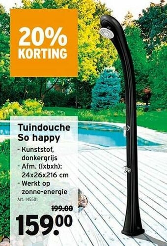 GAMMA Tuindouche so happy aanbieding