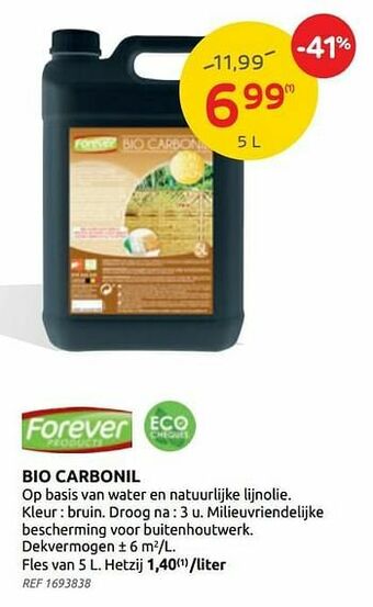 Brico Bio carbonil aanbieding