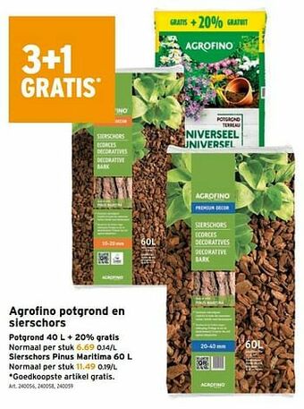GAMMA Potgrond aanbieding