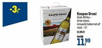 Kaapse draai zuid-afrika - droë steen, cinsault-cabernet of rosé