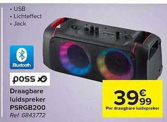 Hyper Carrefour Draagbare luidspreker aanbieding