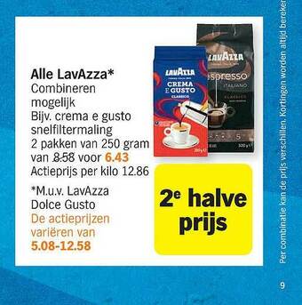 Albert Heijn Alle LavAzza aanbieding