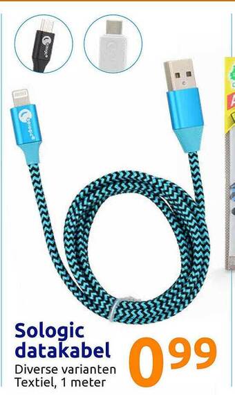 Action Sologic Datakabel aanbieding