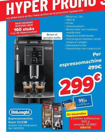 Delonghi espressomachine