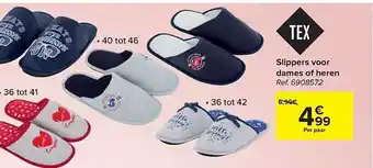 Slippers voor dames of heren
