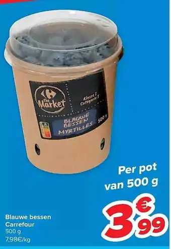 Carrefour Blauwe bessen aanbieding
