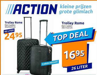 Action Trolley Rome aanbieding