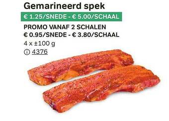 Gemarineerd Spek