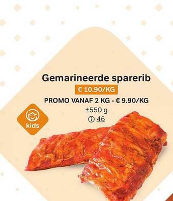 Bon Ap Gemarineerde Sparerib aanbieding